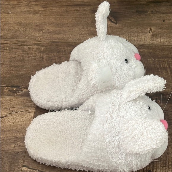 Cute Bunny Slippers with Pink Noses - Picture 2 of 4